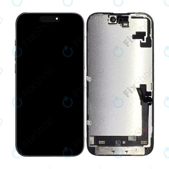 Wyświetlacz dla iPhone 16, Ekran dotykowy z ramką, Refurbished