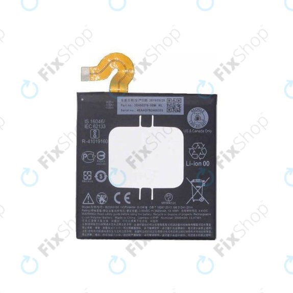 Bateria do HTC U12 Plus, B2Q55100, 3500mAh