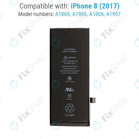 Bateria dla iPhone 8, 1821mAh, Service Pack