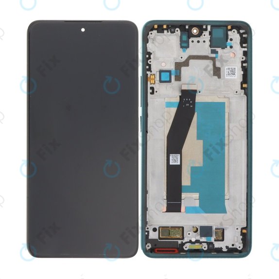 Wyświetlacz OLED do Xiaomi 14T 2406APNFAG, Ekran dotykowy z ramką, Titan Blue