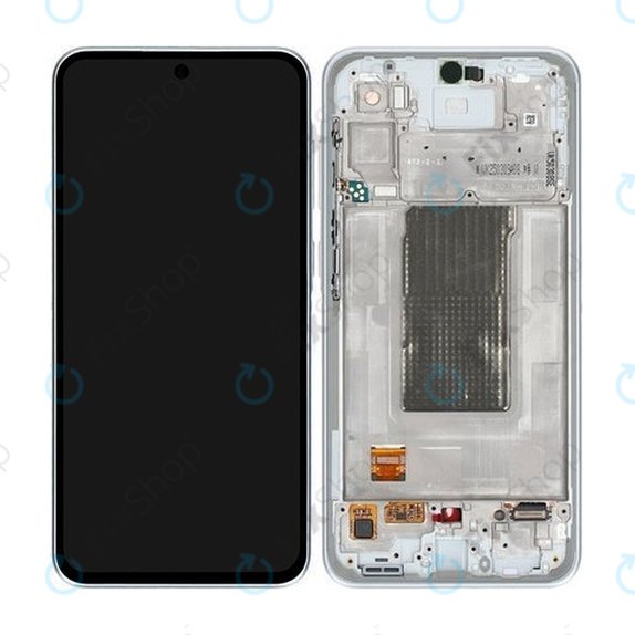 Wyświetlacz do Samsung Galaxy A36 A366E, Ekran dotykowy z ramką, Awesome Grey, GH82-36841B, Genuine Service Pack