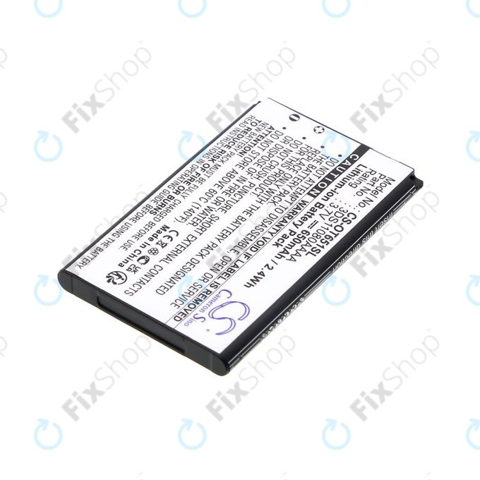 Bateria do Alcatel Lollipops, 650mAh, Li-Ion, 3.7V, 3DS11080AAAA, HQ