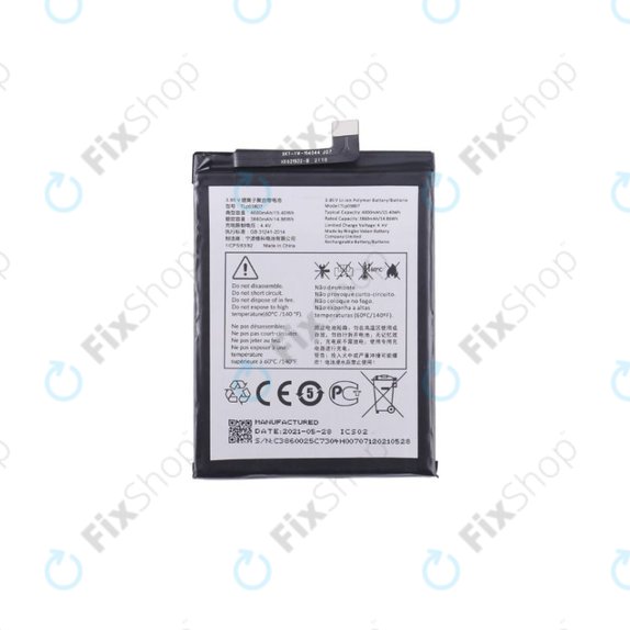 Bateria do TCL 10L T770B, T770H, TLp038D7, 4000mAh
