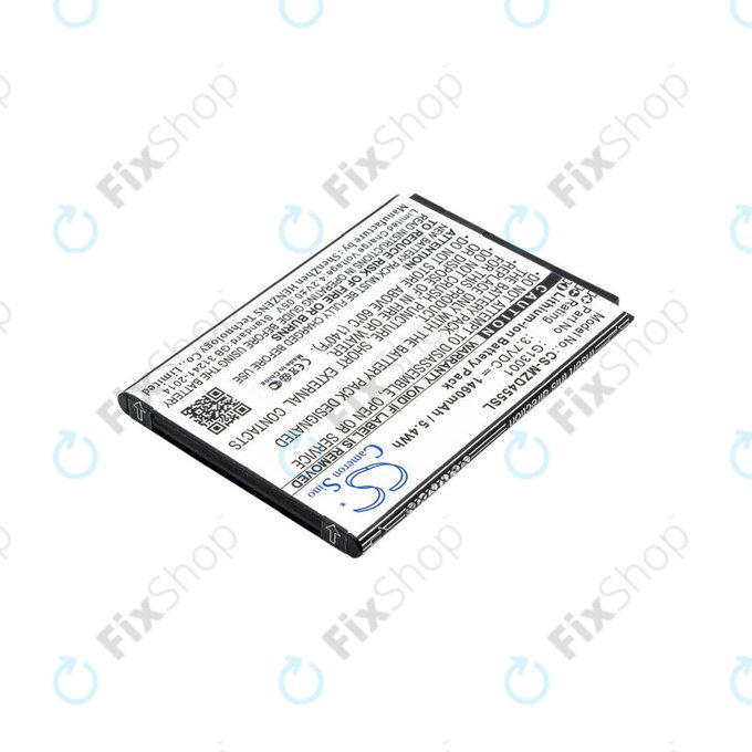 Bateria do Navon Mizu D455, 1460mAh, Li-Ion, 3.7V, G13001, HQ