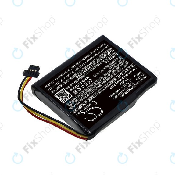 Bateria do TomTom Start 52, 1000mAh, Li-Ion, 3.7V, VF6F, HQ