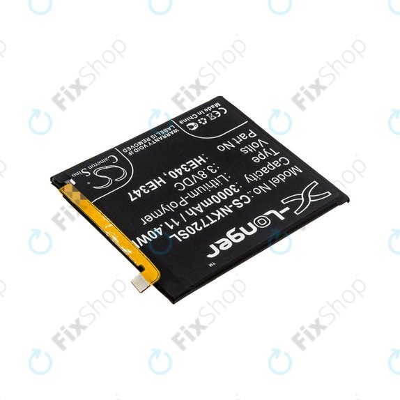 Bateria dla Nokia 7.1, 3000mAh, Li-Pol, 3.8 V, HE340, HQ