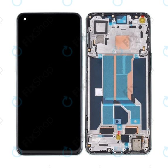 Wyświetlacz OLED do OnePlus Nord 2 5G, Ekran dotykowy z ramką, Green Woods