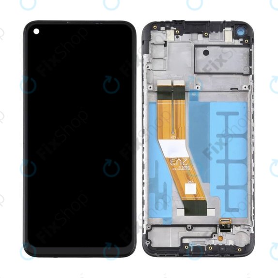 Wyświetlacz do Samsung A11 A115F, Ekran dotykowy z ramką, TFT