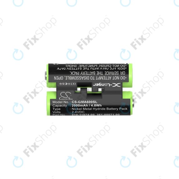 Bateria do Garmin Oregon 600, 650, Astro 320, 430 Striker 4, 2000mAh, Ni-MH, 2.4V, 010-11874-00, HQ