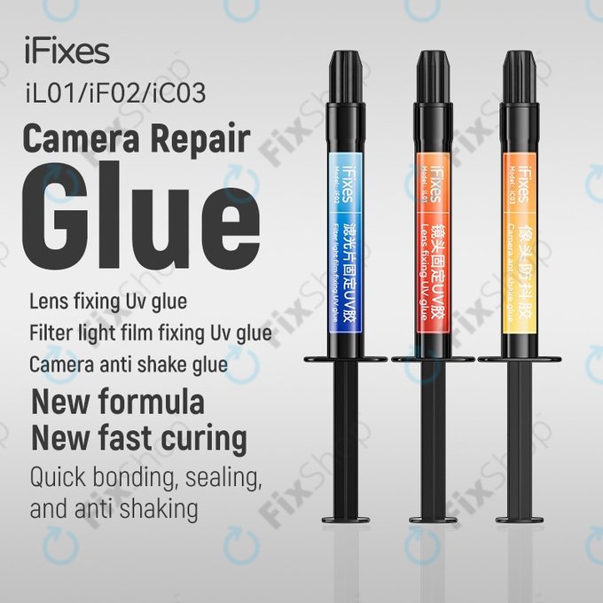 Klej UV do mocowania folii filtrującej światło, 5ml, iFixes IF02