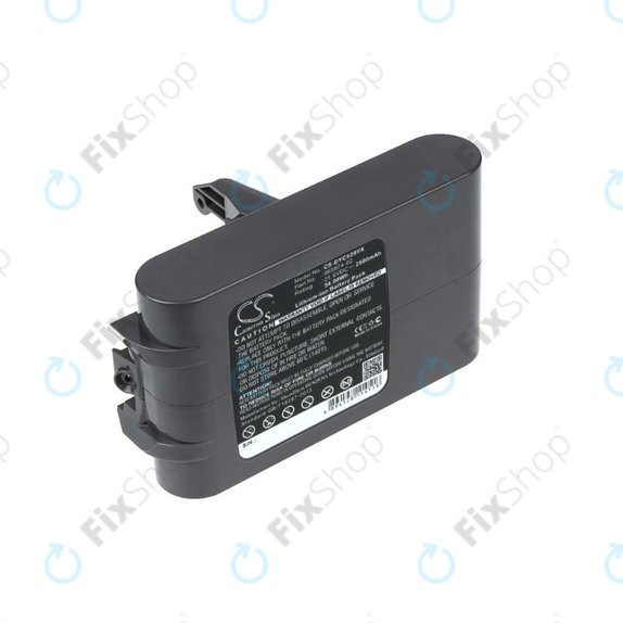 Bateria do Dyson DC-seria, V6, 965874-02, Li-Ion, 21,6V 2500mAh, HQ