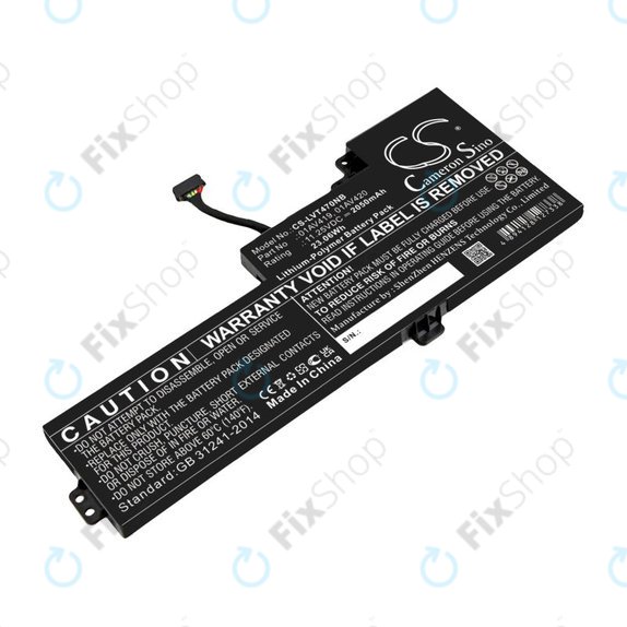 Bateria do Lenovo Thinkpad A285, T470, T480, 2050mAh, Li-Pol, 11.25V, 01AV419, HQ