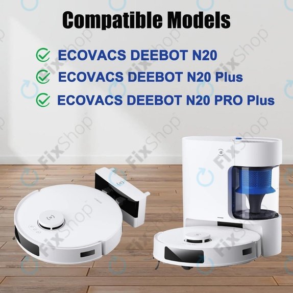 Ściereczka mopująca, 2 szt. do Ecovacs Deebot N20, N20 Plus, N20 Pro Plus