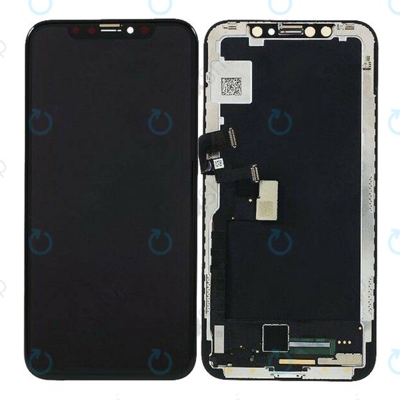 Wyświetlacz Soft OLED dla iPhone XS Max, Ekran dotykowy z ramką, FixPremium