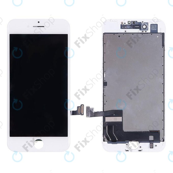 Wyświetlacz dla iPhone 7, White, Ekran dotykowy z ramką