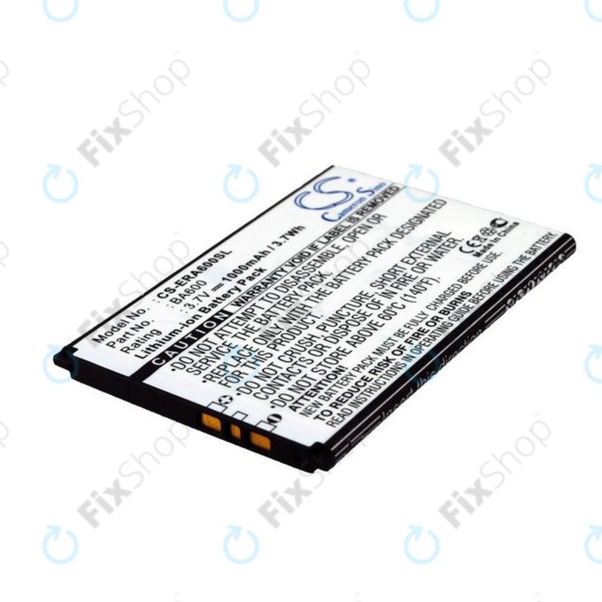 Bateria do Sony Ericsson Kumquat, ST25, ST25i, Xperia U, 1000mAh, Li-Ion, 3.7V, BA600, HQ