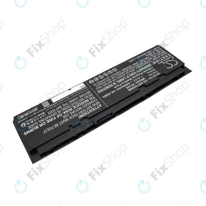 Bateria do Dell Latitude E7240, 7250, 12, 6000mAh, Li-Pol, 7.4V, VFV59, HQ