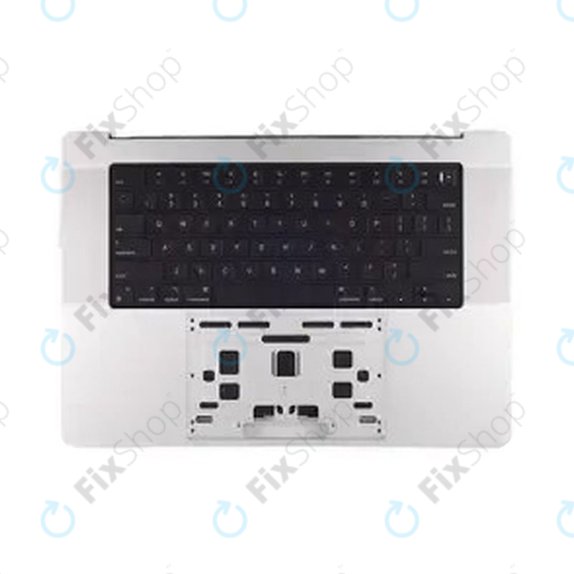Górna rama klawiatury do MacBook Pro 14", A3112 (2024), z klawiaturą US i baterią, Silver, 661-42513, Genuine Apple