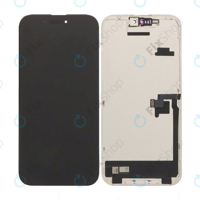 Wyświetlacz Soft OLED 120Hz dla iPhone 16 Pro, Ekran dotykowy z ramką, FixPremium PRO
