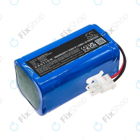 Bateria do Ecovacs Deebot M82, Tesla RoboStar T50, T60, T80 Pro, 2600mAh, Li-Ion, 14.8V, BL7402A, HQ