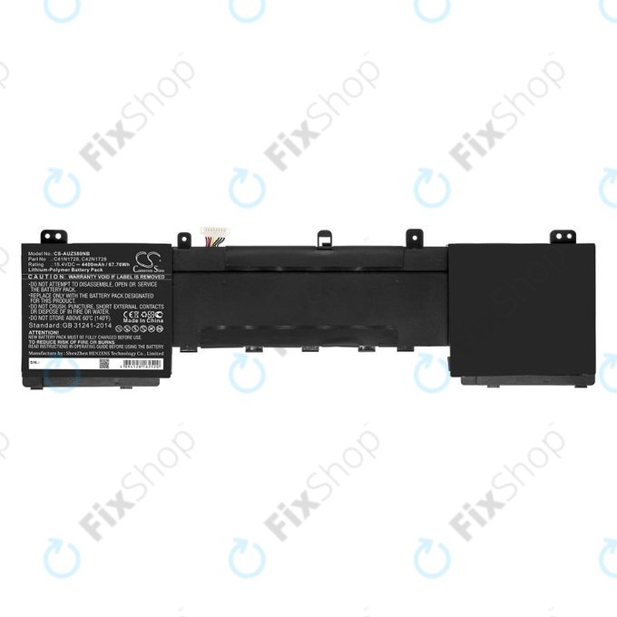 Bateria do Asus Zenbook Pro 15, 5500VE, UX550GD, 4400mAh, Li-Pol, 15.4V, C41N1728, HQ