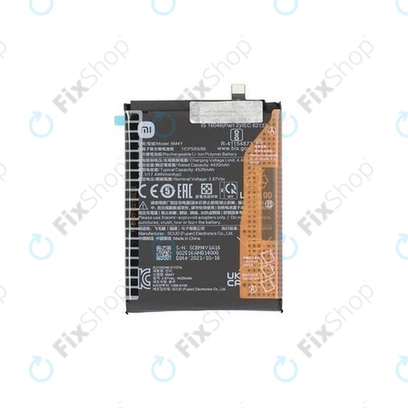 Bateria do Xiaomi Mi 11i, Poco F3, BM4Y, 4520mAh, 460200005B5S, Genuine Service Pack