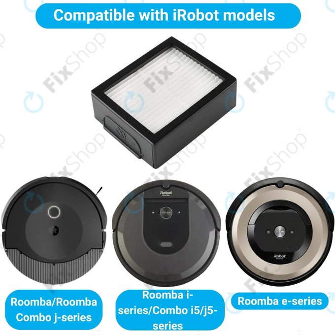 Filtr HEPA do iRobot Roomba e-series, i-series, j-series, 3 szt.