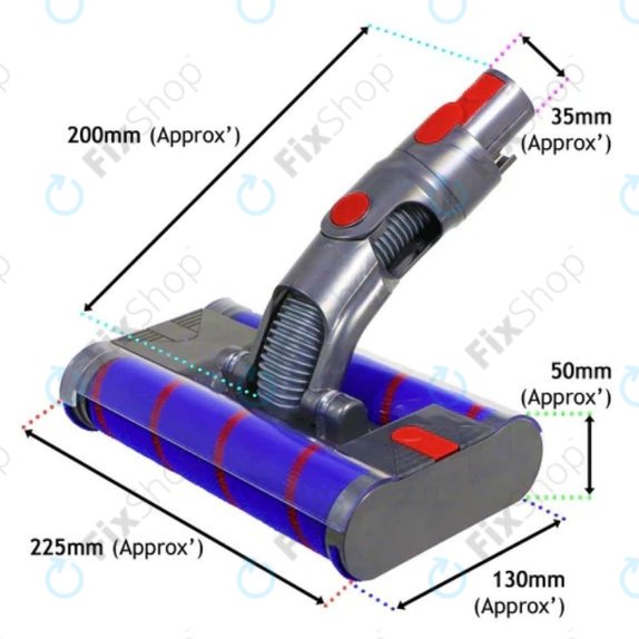 Glowica Double Roller do Dyson V-series, Outsize
