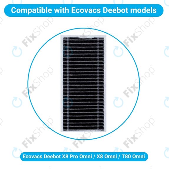 Filtr kurzu do Ecovacs X8 Pro Omni, X8 Omni, T80 Omni