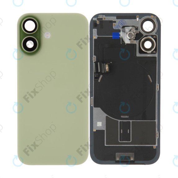 Szkło tylnej obudowy do iPhone 17, Sage, Pulled A