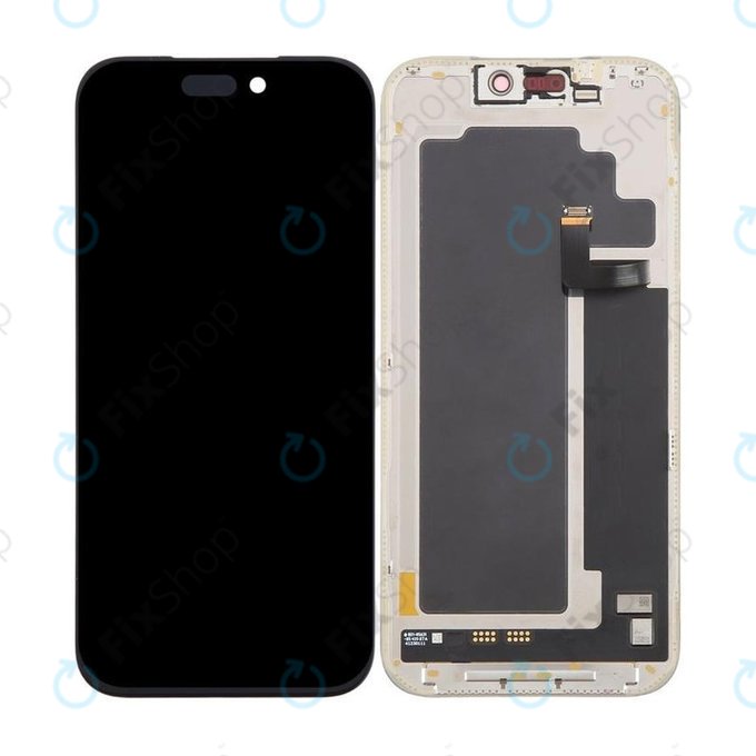 Wyświetlacz Soft OLED 120Hz dla iPhone 17 Pro Max, Ekran dotykowy z ramką, FixPremium