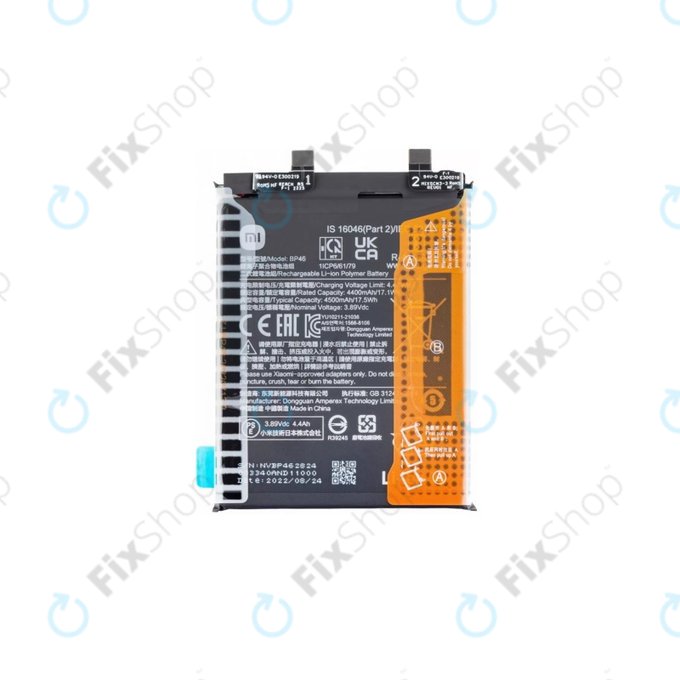 Bateria do Xiaomi 12, 12X, BP46, 4500mAh, 460200009C1G, Genuine Service Pack