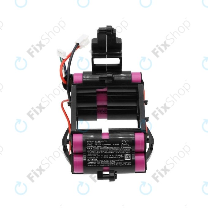 Bateria do Gorenje SVC-seria, 861789, Li-Ion, 18,0V 2000mAh, HQ