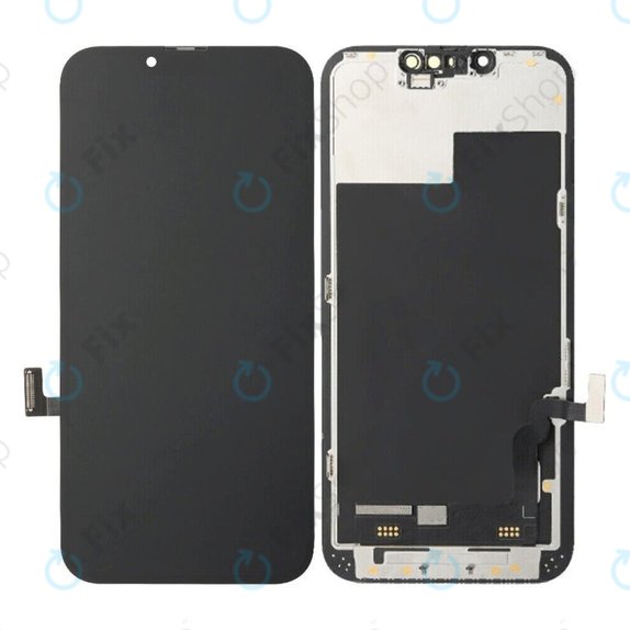 Wyświetlacz Soft OLED dla iPhone 13, Ekran dotykowy z ramką, FixPremium