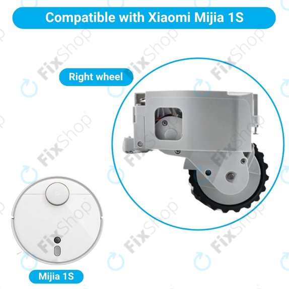 Koło z silnikiem do Xiaomi Mijia 1S, Right, Biały, White