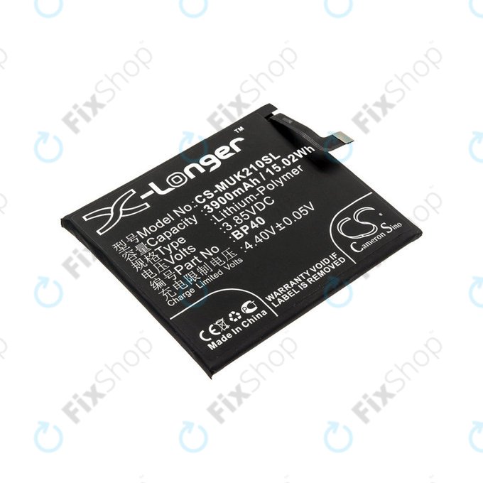 Bateria dla Redmi K20 Pro, Redmi M1903f11a, Redmi M1903f11c, 3900mAh, Li-Pol, 3.85 V, BP40, HQ