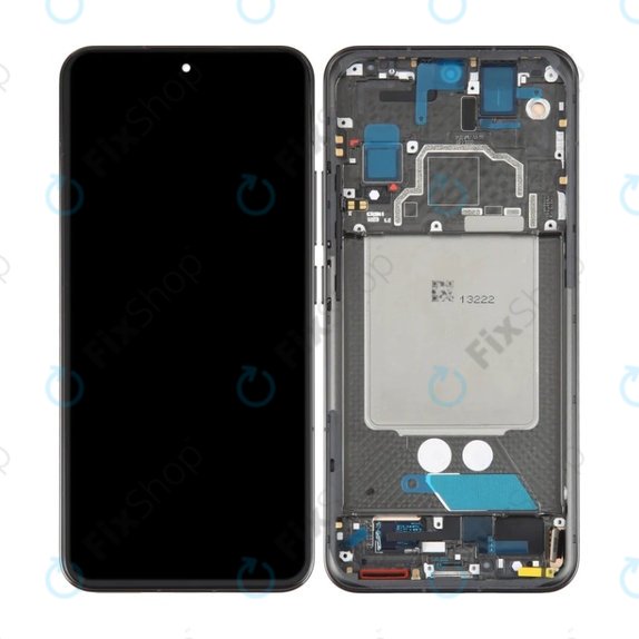 Wyświetlacz OLED do Xiaomi 13, Ekran dotykowy z ramką, Czarny, Black