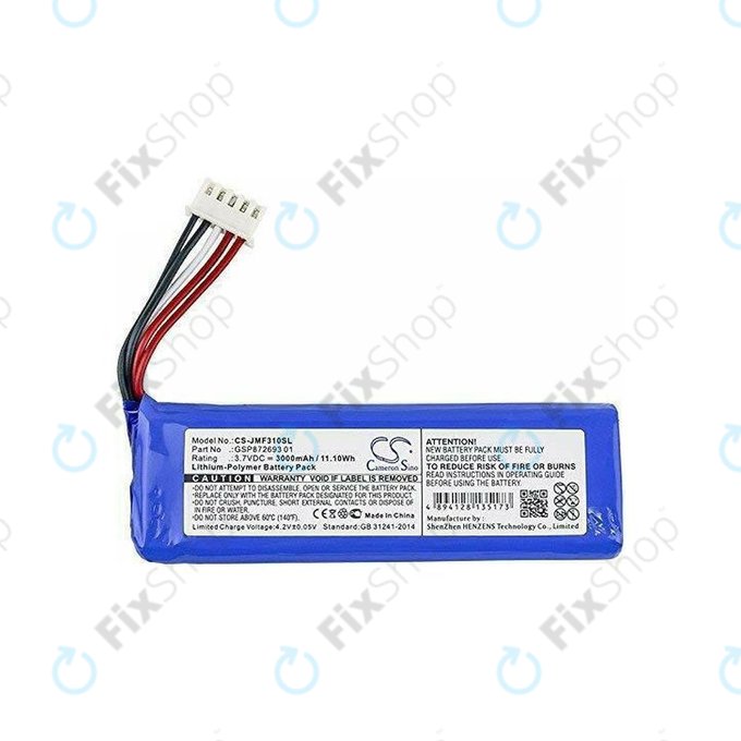 Bateria do JBL Flip 4, Li-Pol, 3000mAh, HQ