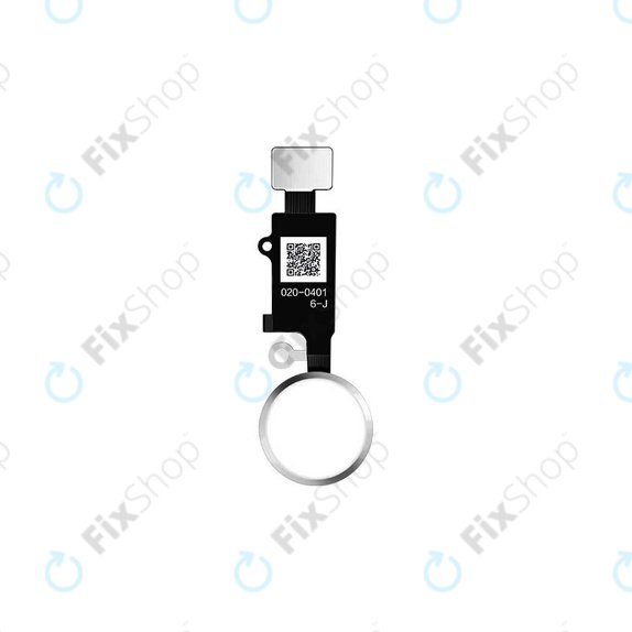 Przycisk Home do iPhone 7, 7 Plus, 8, 8 Plus, SE (2020), SE (2022), JCID 6 Gen, Srebrny, Silver