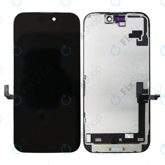 Wyświetlacz Soft OLED dla iPhone 16, Ekran dotykowy z ramką, FixPremium