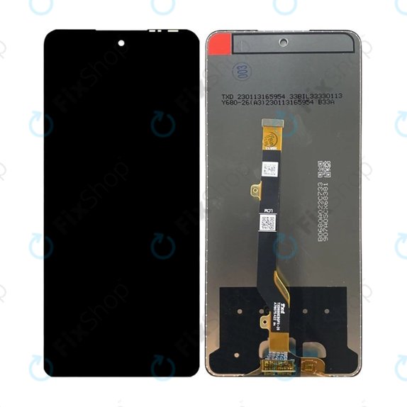 Wyświetlacz do Tecno Spark 10 Pro, Ekran dotykowy bez ramki, TFT