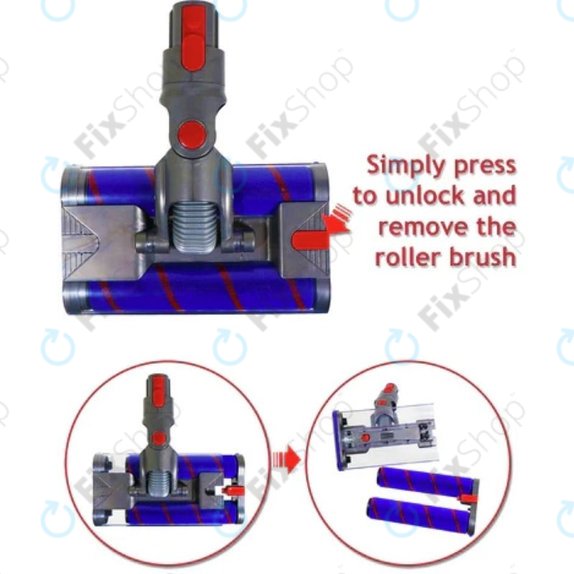 Glowica Double Roller do Dyson V-series, Outsize