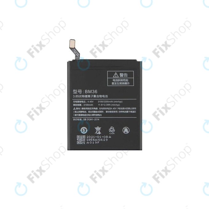 Bateria do Xiaomi Mi 5s, BM36, 3200mAh