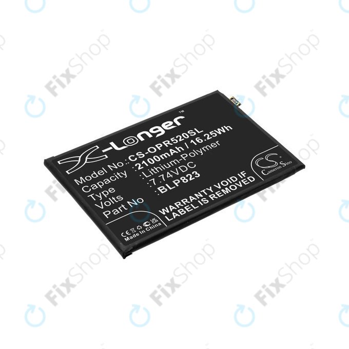 Bateria dla Oppo Reno 5 Pro, 2100mAh, Li-Pol, 7.74 V, BLP823, HQ