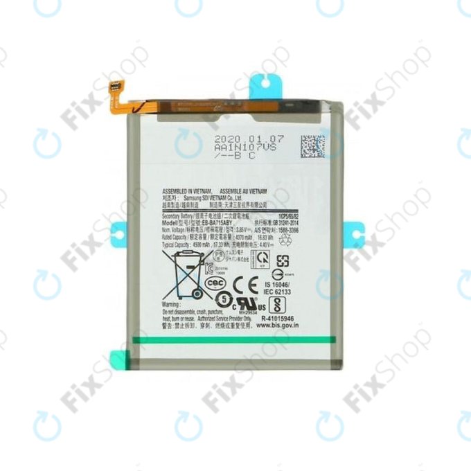 Bateria do Samsung A71 A715F, EB-BA715ABY, 4500mAh