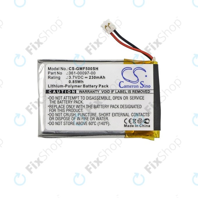 Bateria do Garmin Approach S60, Fenix 5, Forerunner 935, 361-00097-00, 230mAh, HQ