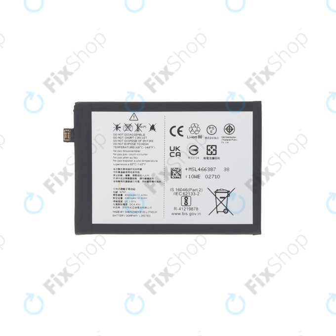 Bateria do Nothing Phone (1), NT01, 4500mAh