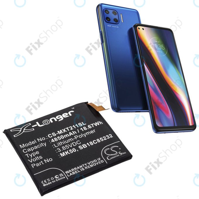 Bateria dla Motorola Moto G 5G XT2113, 4850mAh, Li-Pol, 3.85 V, MK50, HQ