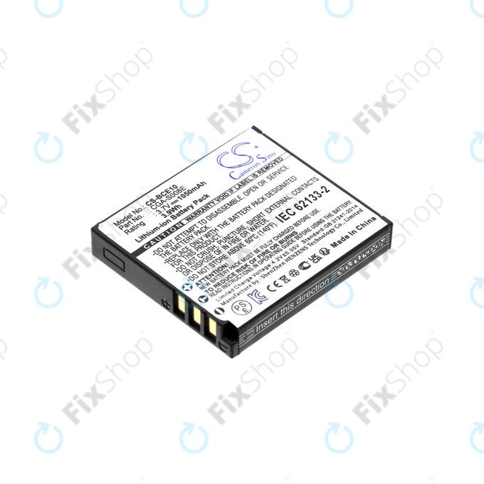 Bateria do Panasonic Lumix DMC, 1050mAh, Li-Ion, 3.7V, DMW-BCE10, HQ