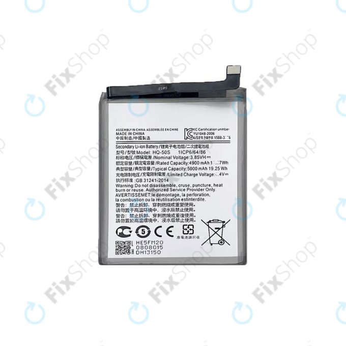 Bateria do Samsung A02s A025F, A03 A035G, A03s A037G, SCUD-HQ-50S, 5000mAh